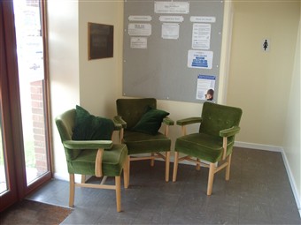 Reception area